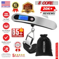 Luggage Scale Handheld Portable weighing Electronic Digital Hanging Bag Weight Scales Travel 110 LBS 50 KG 5 Core LSS005 ( multicolor, Standard ) - Image 3