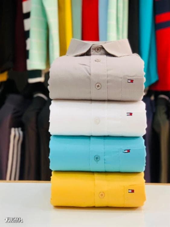 Catalog Name: *Formal Plain Shirts 4pcs Combo* *Price: ₹1490 ~₹1899~ (22% OFF)* _*Free Shipping! COD & Returns Available!*_ _*Extra *₹40* charge for COD* *orders*_  Formal Plain Shirts