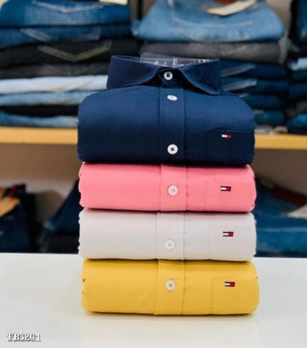 Catalog Name: *Formal Plain Shirts 4pcs Combo* *Price: ₹1490 ~₹1899~ (22% OFF)* _*Free Shipping! COD & Returns Available!*_ _*Extra *₹40* charge for COD* *orders*_  Formal Plain Shirts