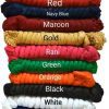 Cotton blend duppata pack of 10 colours