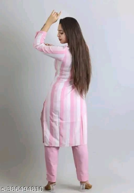 Aagyeyi Alluring Women Kurta Sets Fabric: Khadi Cotton