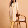 Aagyeyi Alluring Women Kurta Sets Fabric: Khadi Cotton