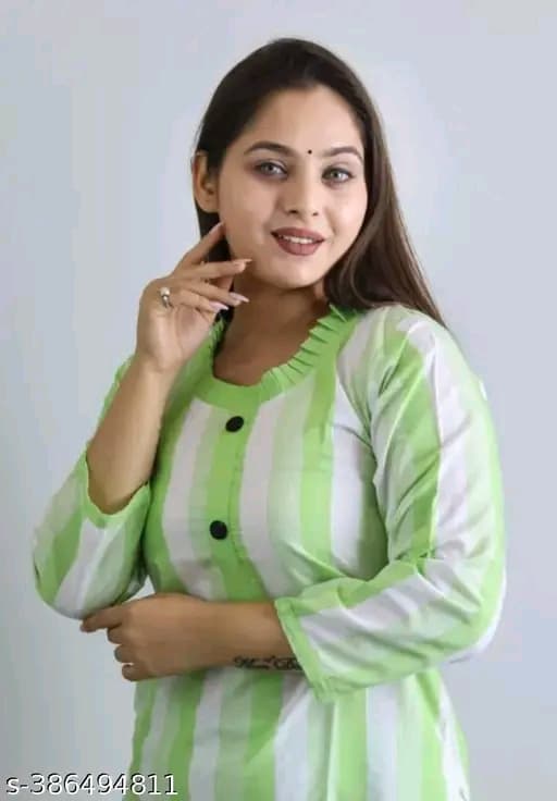 Aagyeyi Alluring Women Kurta Sets Fabric: Khadi Cotton