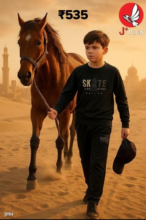 Boys Full Sleeve Night Suit Set – Soft Lycra, Multiple Sizes*