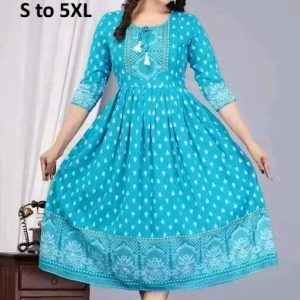 Wonderful fabric Nice colour high quality rateing osm dree Country of Origin: India