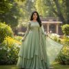New Party Wear Indowestern Anarkali Suit