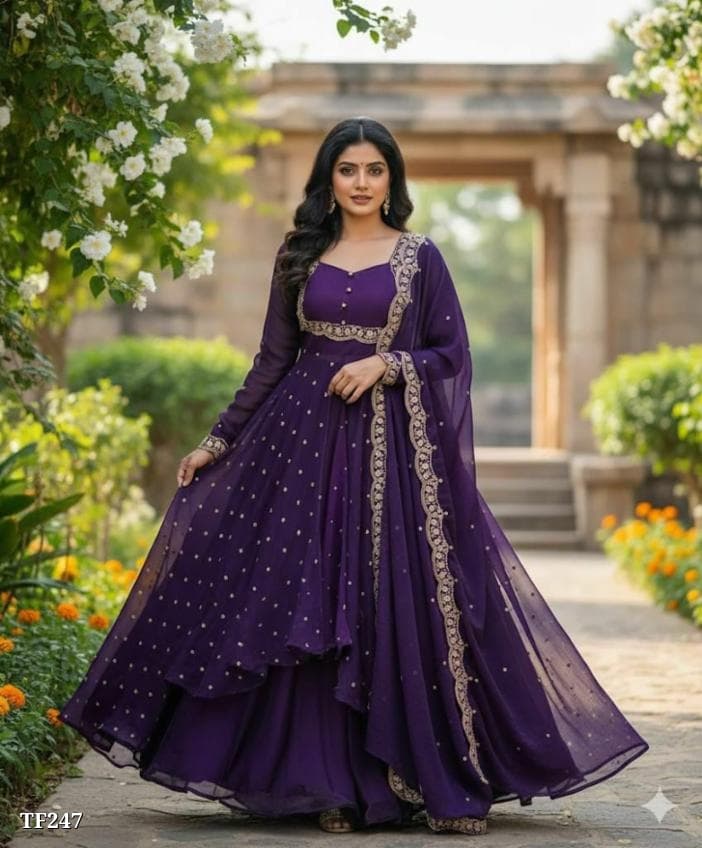 Indowestern Anarkali Suit Flipstock Kerala