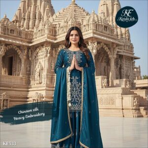 KF533_26575091_d_1775270252829 Chininon Silk Heavy Embroidery Sequence Work