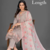Elegant embroidered Kurts Pant & Dupatta
